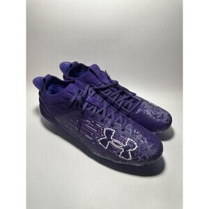 Under Armour Blur Smoke 2 MC Suede Football Cleats Mens 12 Purple 3027978-500